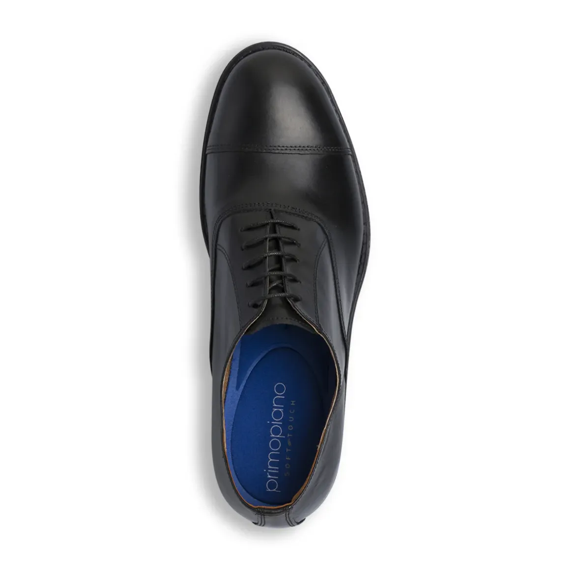 Stringate Oxford nere da Uomo in morbida pelle Primopiano