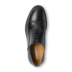 Stringate oxford nere in pelle da uomo Primopiano