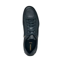 Stringate sportive blu da Uomo con inserti in tessuto Geox