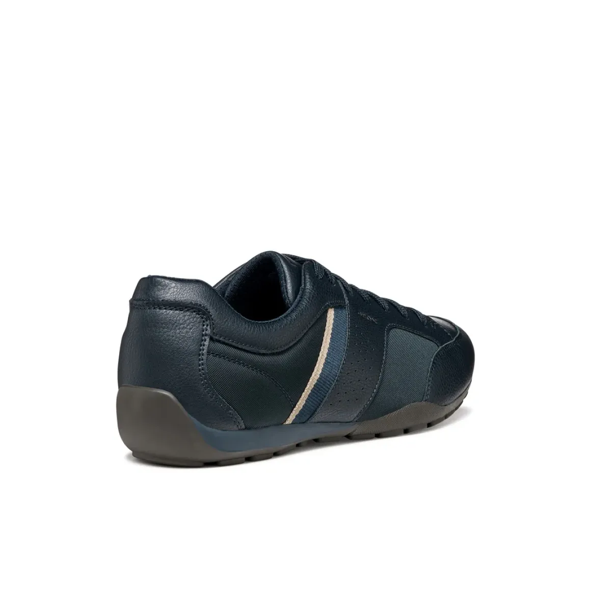 Stringate sportive blu da Uomo con inserti in tessuto Geox