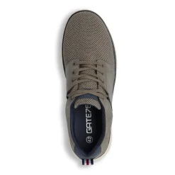 Stringate Uomo Taupe in tessuto mesh traspirante Riflessi Urbani
