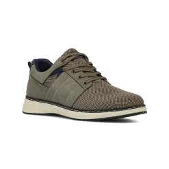 Stringate Uomo Taupe in tessuto mesh traspirante Riflessi Urbani