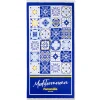 Telo Mare azzurro e blu Camomilla Milano Donna con Stampa e frange