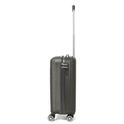 Trolley bagaglio a mano grigio in ABS rigido Romeo Gigli Milano
