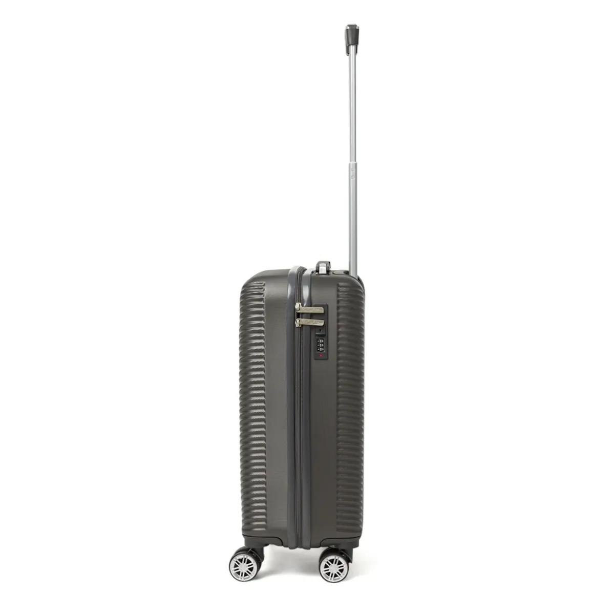 Trolley bagaglio a mano grigio in ABS rigido Romeo Gigli Milano
