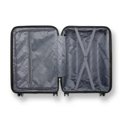 Trolley Bagaglio a mano in abs nero Romeo Gigli