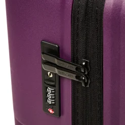 Trolley bagaglio medio viola in ABS Delsey Paris