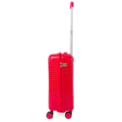 Trolley cabina rigido rosso con combinazione Romeo Gigli Milano