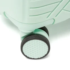 Trolley cabina rigido verde acqua con combinazione Romeo Gigli Milano