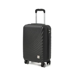 Trolley da cabina rigida nero con combinazione Romeo Gigli Milano