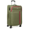 Trolley da stiva in tessuto resistente Romeo Gigli Milano verde oliva