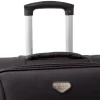 Trolley da viaggio grande da stiva Romeo Gigli Milano nero in tessuto
