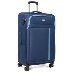 Trolley da viaggio stiva Romeo Gigli Milano blu in tessuto resistente