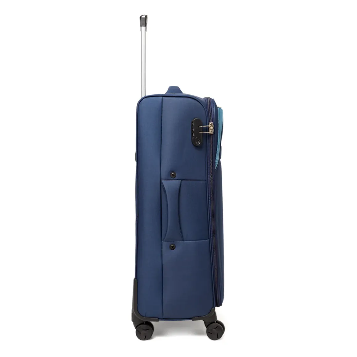 Trolley da viaggio stiva Romeo Gigli Milano blu in tessuto resistente