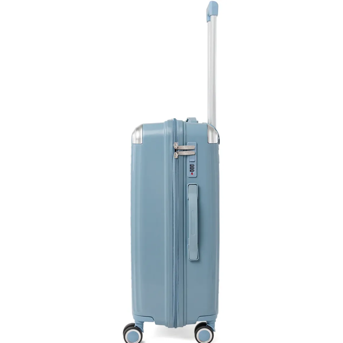 Trolley medio azzurro avio rigido in PP antiurto Romeo Gigli Milano