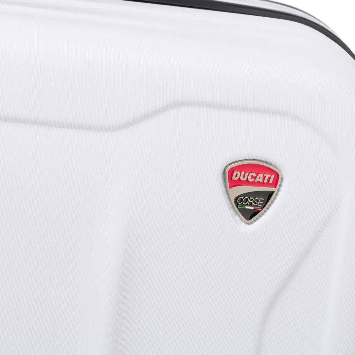 Trolley medio bianco in ABS Ducati Corse x Ciak Roncato Flight