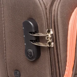 Trolley medio da viaggio Romeo Gigli Milano marrone in tessuto