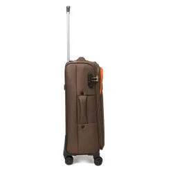 Trolley medio da viaggio Romeo Gigli Milano marrone in tessuto