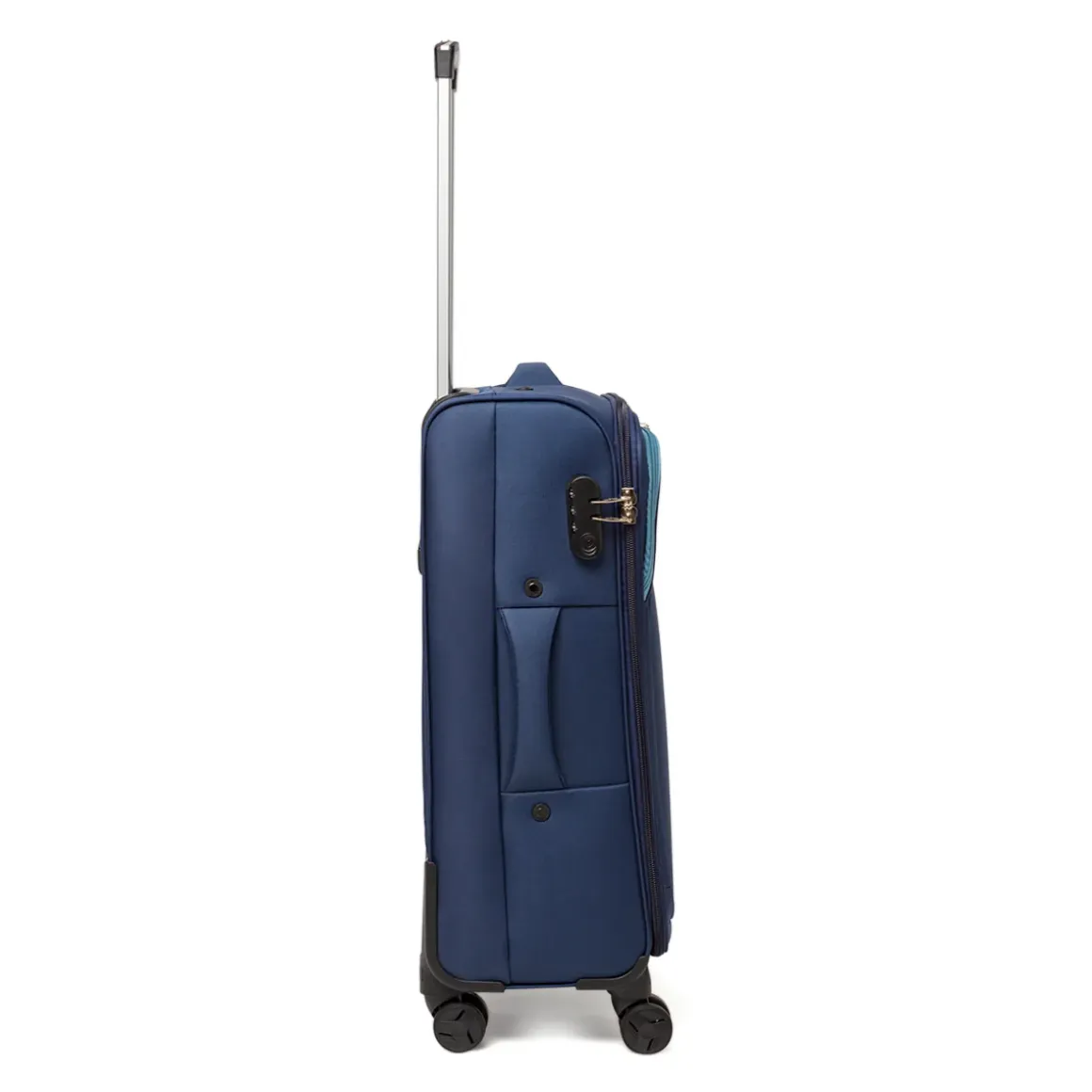 Trolley medio da viaggio Romeo Gigli Milano blu in tessuto resistente