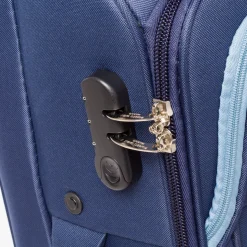 Trolley medio da viaggio Romeo Gigli Milano blu in tessuto resistente