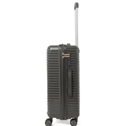 Trolley medio grigio antracite Romeo Gigli rigido con combinazione