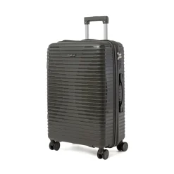 Trolley medio grigio antracite Romeo Gigli rigido con combinazione