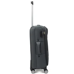 Trolley medio grigio antracite in tessuto Govago