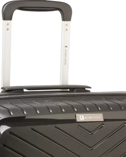 Trolley medio nero rigido in ABS Ciak Roncato Hexa
