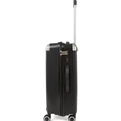 Trolley medio nero rigido Romeo Gigli Milano in PP antiurto