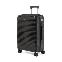 Trolley medio nero Romeo Gigli rigido in polipropilene antiurto