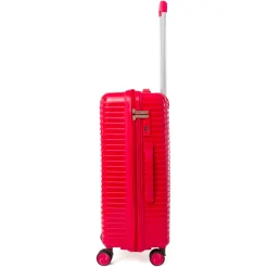 Trolley medio rosso Romeo Gigli rigido in polipropilene antiurto