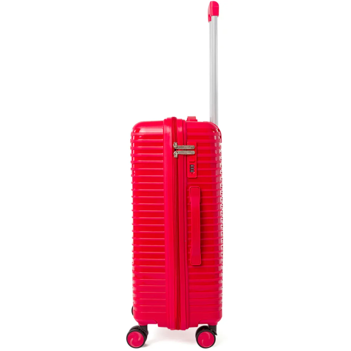Trolley medio rosso Romeo Gigli rigido in polipropilene antiurto