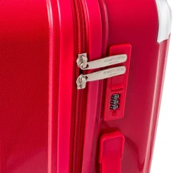 Trolley medio rosso Romeo Gigli rigido con combinazione