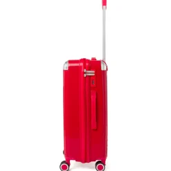 Trolley medio rosso Romeo Gigli rigido con combinazione