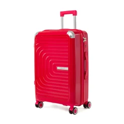Trolley medio rosso Romeo Gigli rigido con combinazione