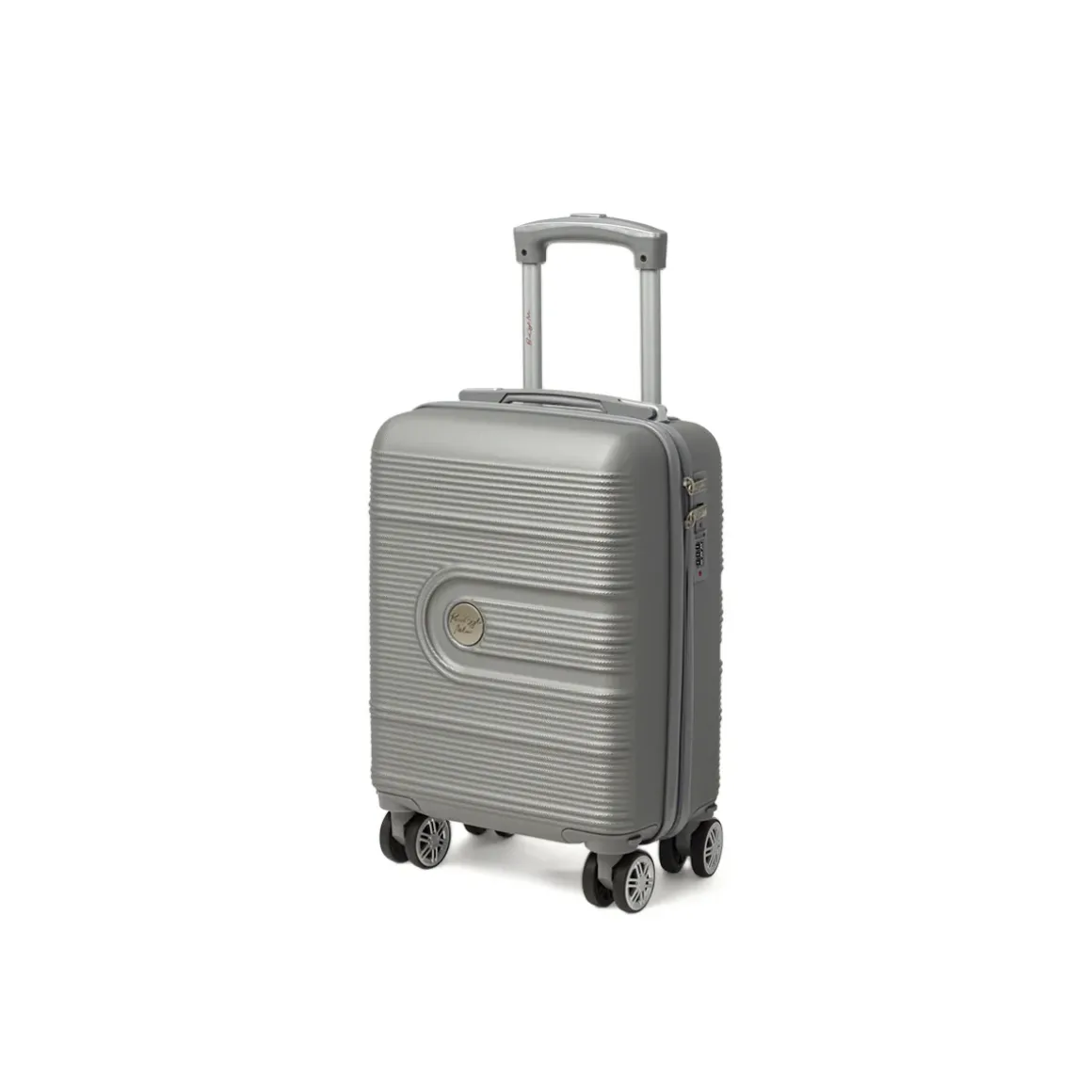 Trolley mini sotto sedile per voli low cost argento in ABS Romeo Gigli