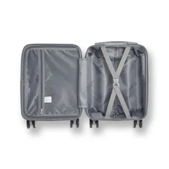 Trolley mini sotto sedile per voli low cost argento in ABS Romeo Gigli