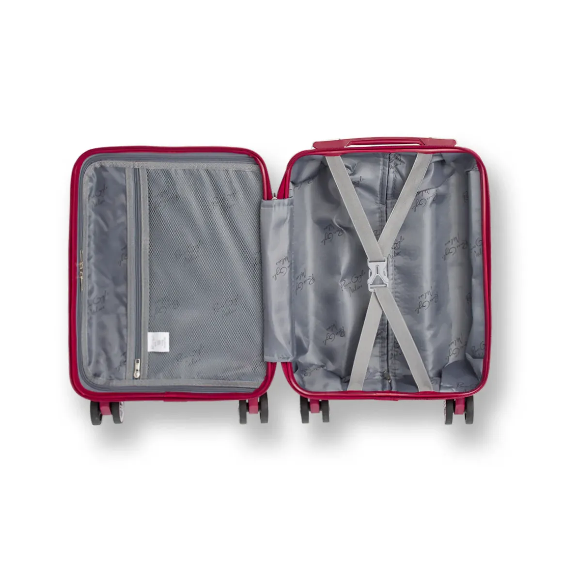 Trolley mini sotto sedile per voli low cost rosso in ABS Romeo Gigli