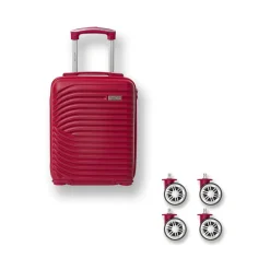 Trolley mini sotto sedile per voli low cost rosso in ABS Romeo Gigli