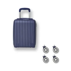 Trolley mini sotto sedile per voli low cost blu in ABS Romeo Gigli