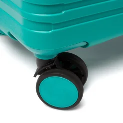 Trolley per voli low cost da cabina verde acqua Romeo Gigli Milano
