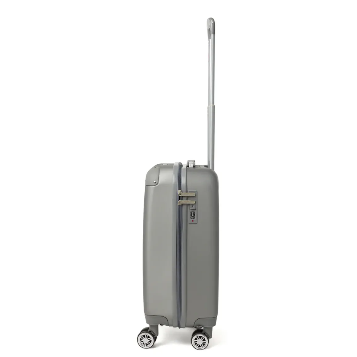Trolley piccolo rigido argento con ruote pivotanti Romeo Gigli Milano