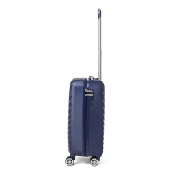 Trolley piccolo rigido blu in ABS con ruote pivotanti Romeo Gigli Milano