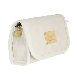 Trousse da Donna Bianca con motivo a quadri Camomilla Milano