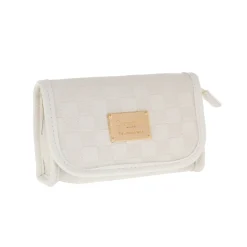 Trousse da Donna Bianca con motivo a quadri Camomilla Milano