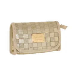 Trousse da Donna Oro con motivo a quadri Camomilla Milano