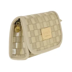 Trousse da Donna Oro con motivo a quadri Camomilla Milano