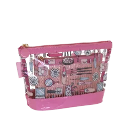 Trousse make-up set da 2 pochette rosa da Donna Camomilla Milano