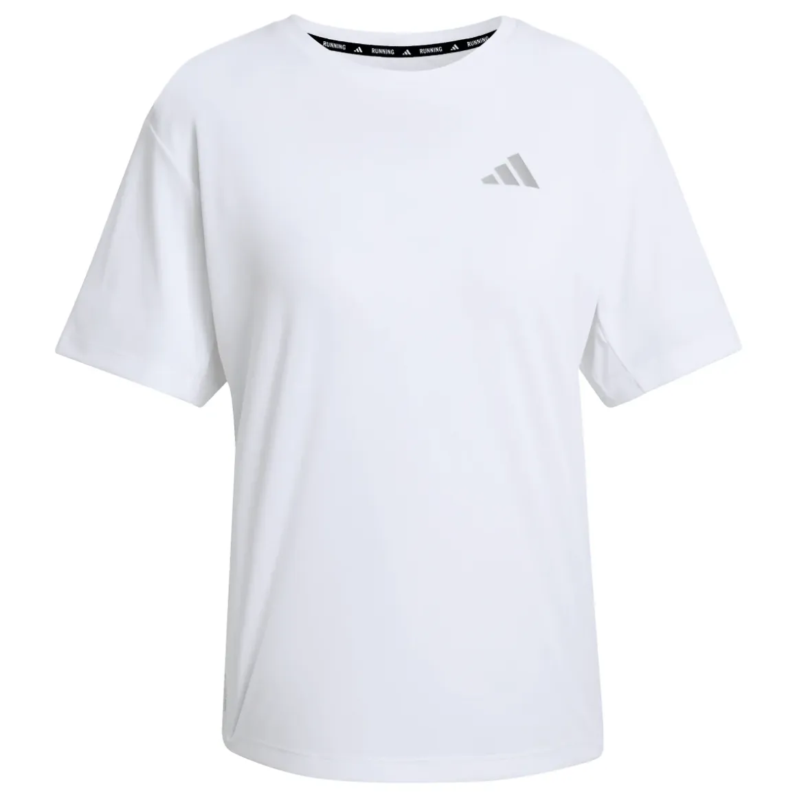T-shirt bianca da Donna da running con tecnologia Climacool adidas