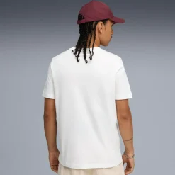 T-shirt bianca da Uomo con logo GRAPHIC Box Tee Puma